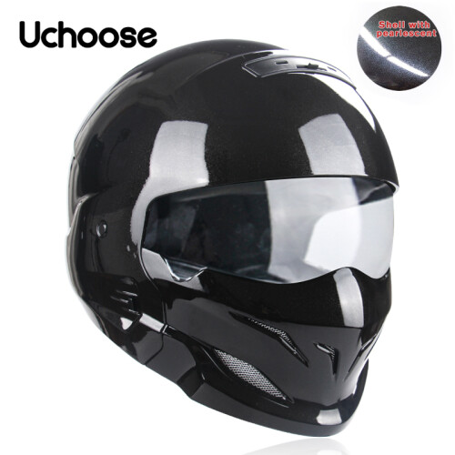 Helmaccessoires Nieuwe Scorpion Helm Retro Motorfiets,XL,6