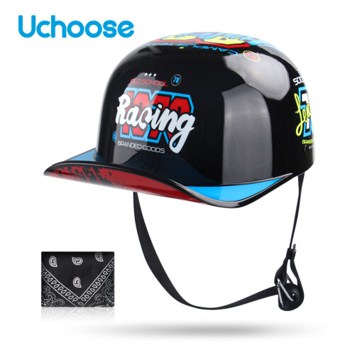 Helmaccessoires Open Face Zomer Retro Motorfiets, M, 5 1
