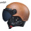 Helmaccessoires Retro Motorhelmen met Harley,bruin 3 1