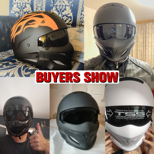 Helmaccessoires Nieuwe Scorpion Helm Retro Motorfiets, M, 2 2