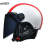 Helmaccessoires Retro Motorhelmen met Harley, rood 4 1