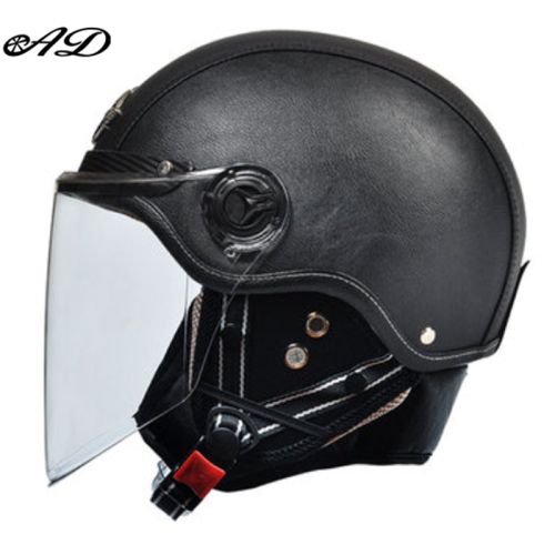 Helmaccessoires Retro Motorhelmen met Harley, zwart 2