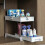 (2) Under Sink Storage Rack- Multi-use Kitchen Organizer with Sliding Drawer, Durable Stainless Steel, Bathroom Vanity Organizer 4