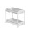 (4) Under Sink Storage Rack- Multi-use Kitchen Organizer with Sliding Drawer, Durable Stainless Steel, Bathroom Vanity Organizer 4