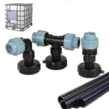 (25mm Tee Adapter) Ibc Tank Water Pipe Connector Garden Lawn Hose Adapter Home Tap Fitting Tool