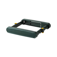 (green) Foldable Trash Holder. Wall Mounted Garbage Bag Rack. Convenient Kitchen Organizer