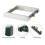 (white) Foldable Trash Holder. Wall Mounted Garbage Bag Rack. Convenient Kitchen Organizer 5