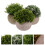3 Pièces Vertes Artificielles Fleurs Décoratives Accessoires 5