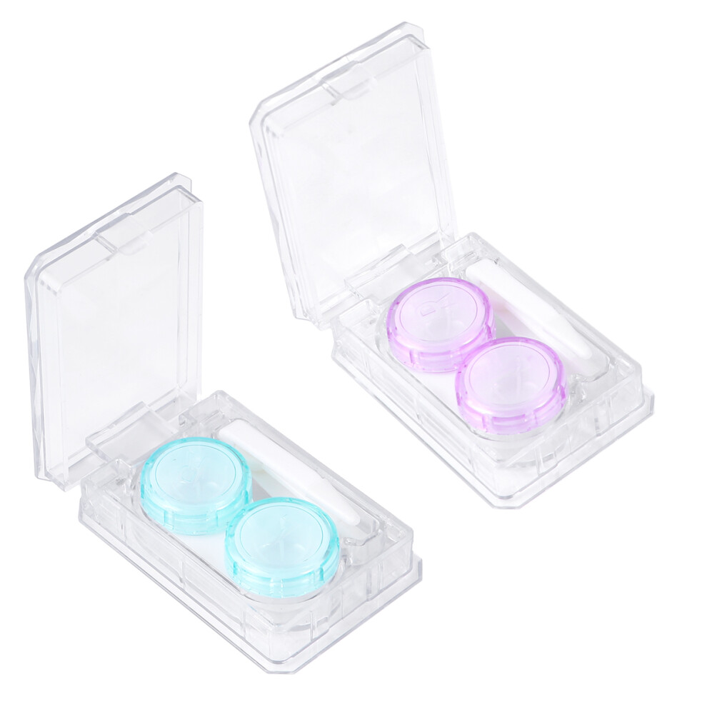 Inoomp 2Pcs Lens Case Storage Box For Cleaning And Organizing Lenses