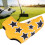 L-förmige PU-Leder-Sternstickerei, halbrund, 7