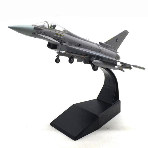 1:100 Eurotyphoon EF2000 Luftwaffe Simulation Alloy Fighter Aircraft Model