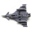 1:100 Eurotyphoon EF2000 Luftwaffe Simulation Alloy Fighter Aircraft Model 5