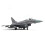 1:100 Eurotyphoon EF2000 Luftwaffe Simulation Alloy Fighter Aircraft Model 3