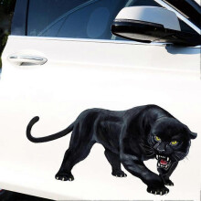 Car Stickers,3d Car Stickers Creative Car Decorative Sticker Self Adhesive Sticker Custom Hood Sticker Vinyl Waterproof Sticker Black Cat Leopard Stic
