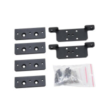 (B) Double Y Axes Linear Rails Guide Upgraded Kit with Fixing Plate Bracket MGN9H Linear Rails For Neptune3/3Pro 3D Printer