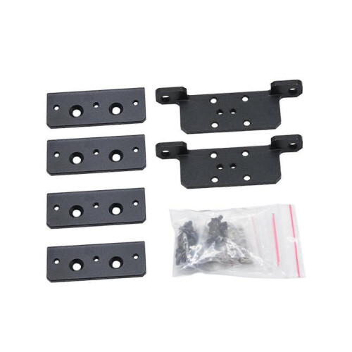 (B) Double Y Axes Linear Rails Guide Upgraded Kit with Fixing Plate Bracket MGN9H Linear Rails For Neptune3/3Pro 3D Printer