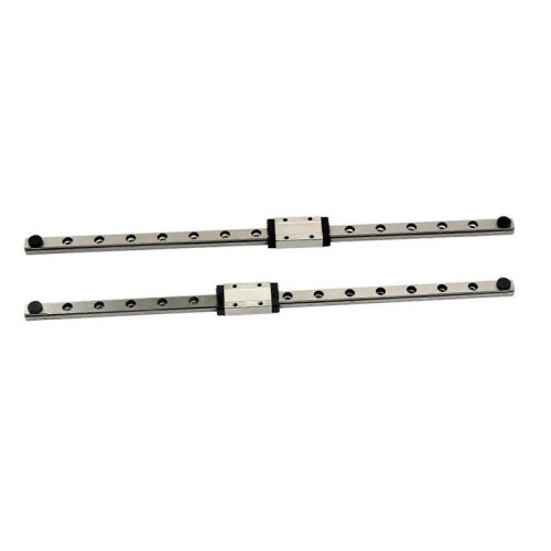 (C) Double Y Axes Linear Rails Guide Upgraded Kit with Fixing Plate Bracket MGN9H Linear Rails For Neptune3/3Pro 3D Printer