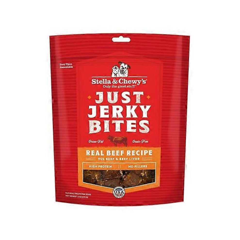 Stella & Chewy's Just Jerky Bites Real Beef Recipe Dog Treats, 6 Oz