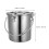Stainless Steel Storage Container Sealed Storage Silver 1pcs 3