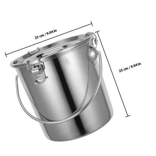 Stainless Steel Storage Container Sealed Storage Silver 1pcs 1