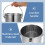 Stainless Steel Storage Container Sealed Storage Silver 1pcs 8