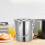 Stainless Steel Storage Container Sealed Storage Silver 1pcs 4