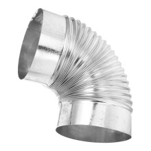 Tubo De Para Fogão Cotovelo Aço Inoxidável Saída L