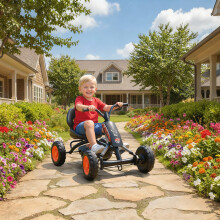 (Black) AIYAPLAY Pedal Go Kart, Go Kart for Kids Ages 2-5 Years