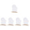 5 Sets Ästhetischer Tischschminkspiegel Mit 7