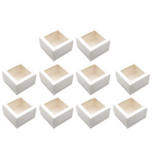 10Stk Kuchen Aufbewahrungsbox Kuchentransportbox