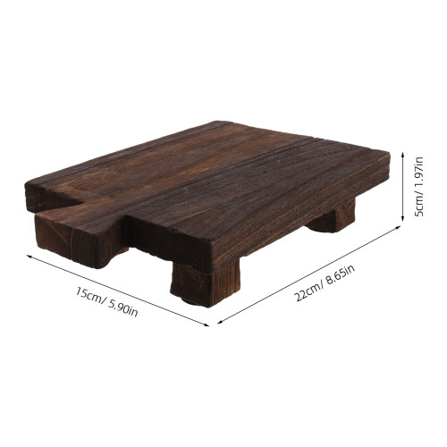 Badezimmer Holz Mit Tablett Für Vase 1