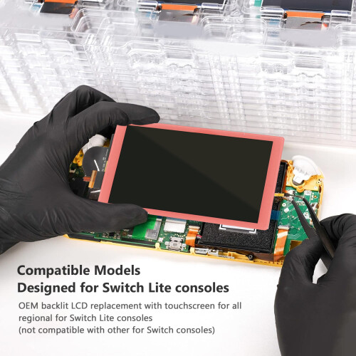 Repair Your Switch Lite with Pink LCD Touch Screen Replacement 2