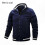 (M,Dark Blue)Men's Lightweight Bomber Jacket Windbreaker Active Coat with Full Zip and Standing Collar for Spring Fall - DSW 4