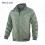 (M,Dark Blue)Men's Lightweight Bomber Jacket Windbreaker Active Coat with Full Zip and Standing Collar for Spring Fall - DSW 2