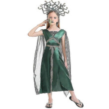 (S) Children's Greek Mythology Medusa Snake Hair Banshee Cosplay Performance Costume Halloween - DSW