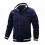 (M,Dark Blue)Men's Lightweight Bomber Jacket Windbreaker Active Coat with Full Zip and Standing Collar for Spring Fall - DSW 1