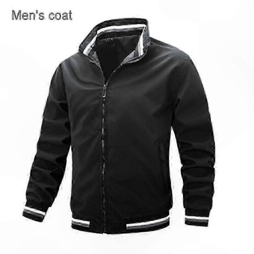 (M,Yellow)Men's Lightweight Bomber Jacket Windbreaker Active Coat with Full Zip and Standing Collar for Spring Fall - DSW 2