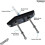3 Packs Wall Mount Skateboard Holder Skateboard Hanger for Skateboard Deck Display and Storage 5
