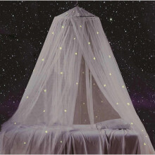 Bed Canopy with Fluorescent Stars Glow In Dark,present for Boys/girls - JS