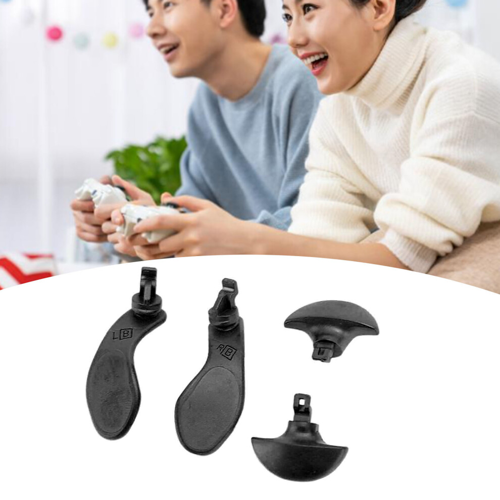 4Pcs Metal Back Paddles For Ps5, Durable Replacement Parts Black 8281351847397