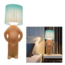 (Blue) A Little Shy Man Creative Lamp, Creative lamp in The Style of Little Boy