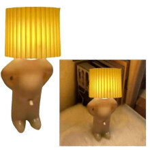 (Yellow) A Little Shy Man Creative Lamp, Creative lamp in The Style of Little Boy