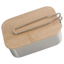 Lunchbox Mit Bambusdeckel Für Lebensmittel Und Sandwichs