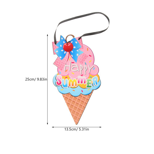 Eiscreme Türschild Rustikal 1
