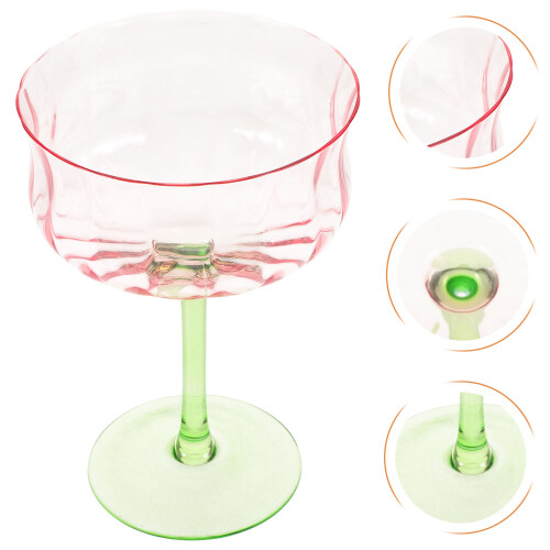 Glasscher Trinkbecher Cocktailglas Gradient Partykelch Glastasse 2