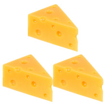 3 Künstlicher Dreieckskäse Aus Kunststoff Für , Bäckerei, Deko