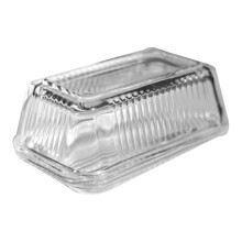 1 Vidrio Comedor Soporte Almacenar Queso Hogar