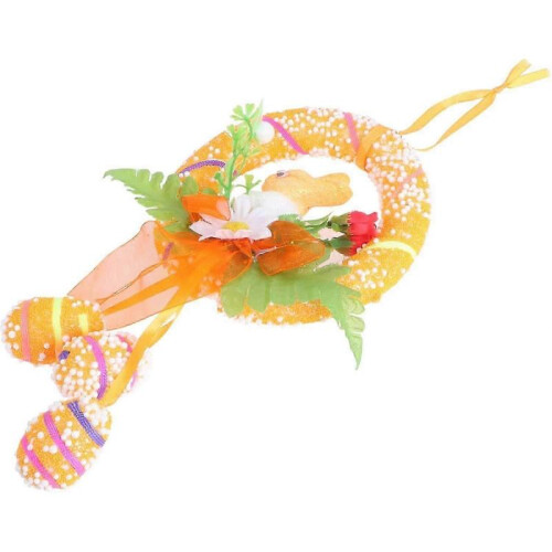 Easter Foam Wreath Easter Hanging Sign Rose Garland Easter Decorations Easter Decoration Garland