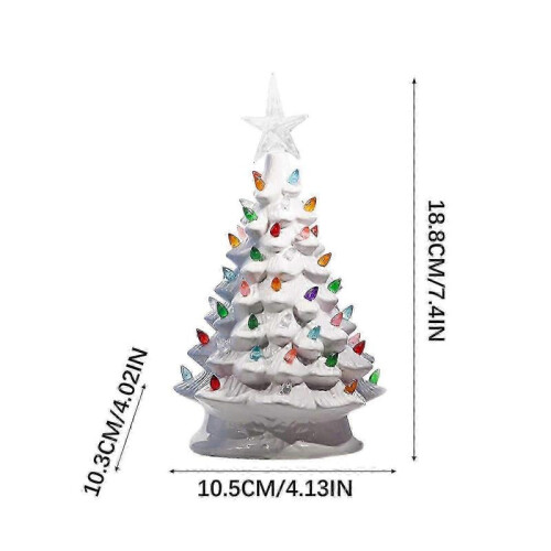 Ceramic Christmas Tree Christmas Tree Led Decoration Ceramic Desktop Christmas Decoration - DSW 2