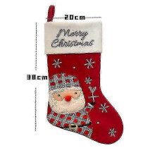 (Red snowman) WJTG  Christmas Gift Christmas Cartoon Pattern Snowman Christmas Decoration Christmas Pendant Christmas GiftJ [HS]